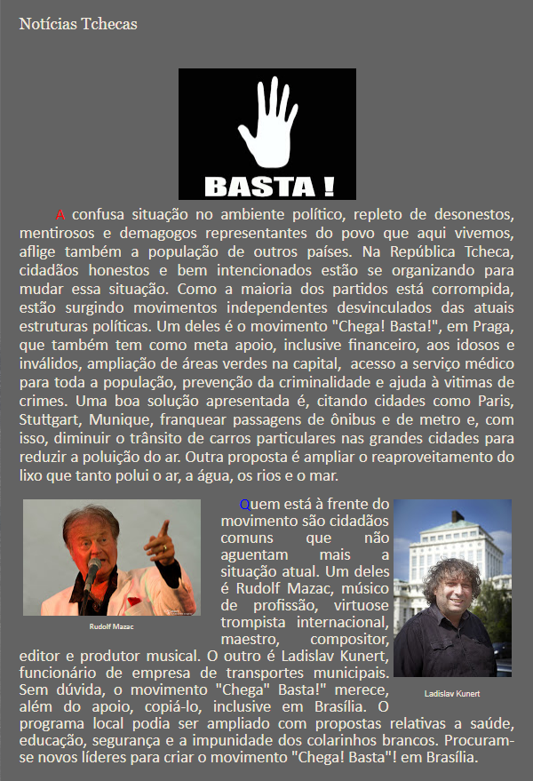 Článek publikovaný na brazilském blogu